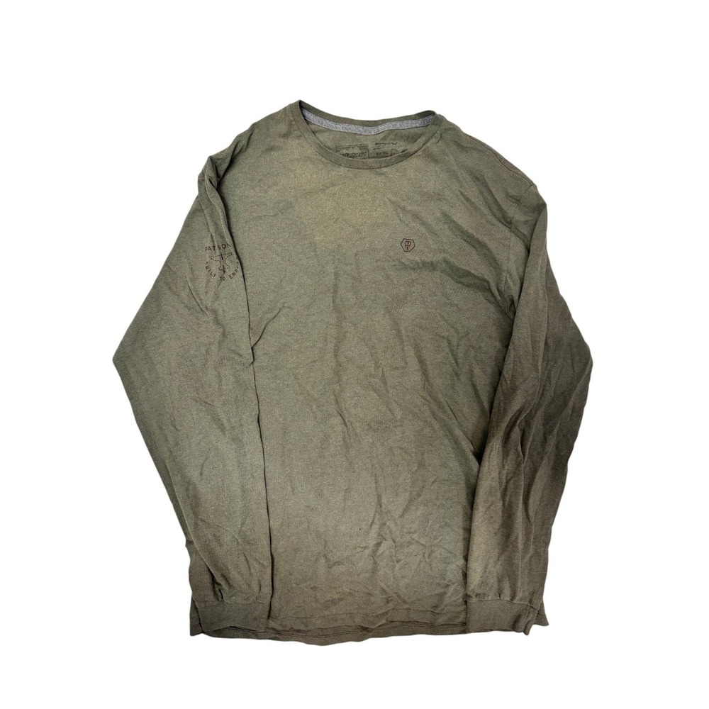 Patagonia Men's M Medium Green Long Sleeve T-Shirt Forge Mark